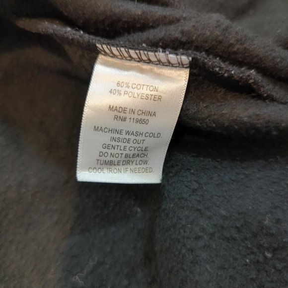 Supreme Society Men's Size Large Varsity Jacket Hooded Black Yellow Snap Button - Picture 11 of 13